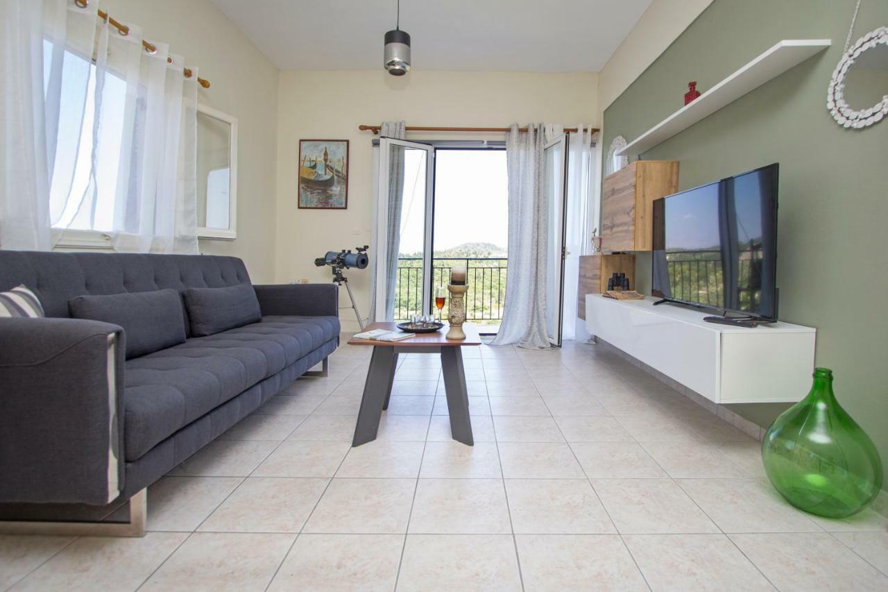Luxury Skyline Apartment Pelekas Dış mekan fotoğraf